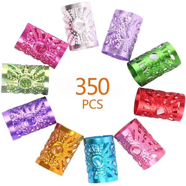 140 Accessori Per Capelli - Anelli, Clip E Perline Per Trecce E Dreadlocks - Foto 7