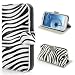 Produktbild jbTec® Flip Case Handy-Hülle zu Samsung Galaxy S3 / GT-I9300, LTE / GT-I9305, Neo / GT-I9301 - BOOK MOTIV - Handy-Tasche, Schutz-Hülle, Cover, Handyhülle, Ständer, Bookstyle, Booklet, Motiv / Muster:Zebra Muster