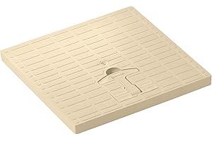 Jardibric - Couvercle de Regard à poignée de collecteur des eaux pluviales en polypropylène renforcé - pour Les Regards de Dimension (40 x 40 cm)