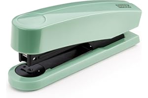 ‎NOVUS NOVUS Heftgerät B2 Color ID 2.0 (25 Blatt Heftleistung, Oberlademechanik, Metallgerät mit Kunststoffmantel, inkl. 200 Heftklammern) mellow mint