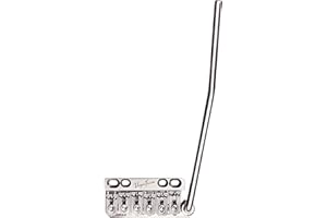 VEGA TREM Vega-Trem VT1 Standard 6 Viti Ponte Tremolo Lucido per Chitarra Stratocaster - Installazione Facile Senza Modifiche