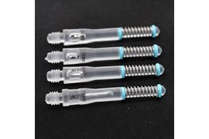 CUESOUL TERO AK7 Dart Shafts Molla incorporata telescopica, Set di 4 Pezzi