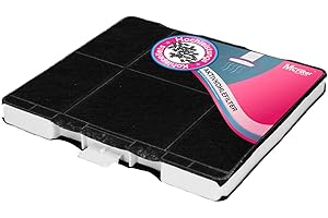 MCFILTER 1 filtre à charbon actif pour hotte aspirante compatible avec les filtres à charbon Bosch 00705431, 11026769, DHZ5326, Siemens LZ53250, LZ53251, LZ53650, Neff Z5101X1, Z5101X5, Z5105X5.