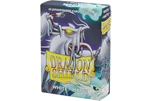 ARCANE TINMEN APS Dragon Shield ART11105 White (60) Matte Japanese Size Sleeves 60pk