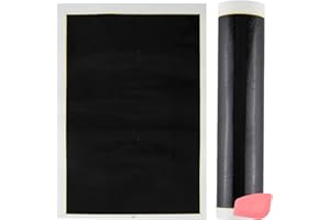 AMIJOUX 2 Pezzo di Carta per Marcatura per Incisione Laser, Carta per Incisione Laser Nera per Incisore Laser A Fibra, Carte per Stampa Laser per Incisione su Metallo, Vetro, Ceramica