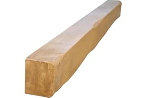 oakleys oak Solid Oak Beams for Fireplaces- Oak Floating Shelf for Home Decor- Rustic Shelves to Decorative Logs for Fireplace- Heavily Worked- Beam Size(90x7.5x10) Cm