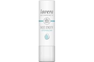 lavera Basis sensitiv balsam do ust – do wrażliwych ust – nawilża i uspokaja – z ekologicznym olejkiem jojoba i organicznym olejkiem migdałowym – wegański