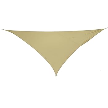 Duhome Sonnensegel 5x5x5m Dreieck - Wasserdicht Sandgelb