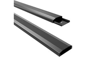 PERFECT EQUIPMENT FOR YOUR HOME perfect passerella in plastica con 1x 40cm, nastro adesivo 3M come accessorio, 0,50m, nero