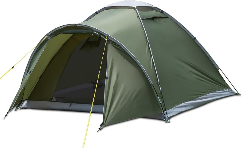 Campingzelt für 2–4 Personen mit Vorzelt, 5.000 mm