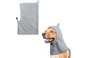 EJRUP Orecchie silenziose per cani, Caldi Cappelli per Animali Domestici, berretto invernale con protezione per le orecchie per cani, berretto invernale con protezione dal rumore(M)