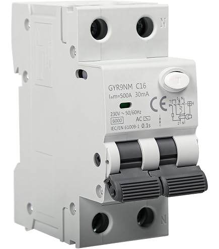 Interrupteur Magnétothermique 4P ZOREI - 16A C16, 6kA, 220V/380V, Pour Mono Et Triphasé