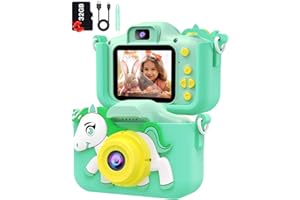 NorthBeland Cámara de Fotos Infantil, Maquina Fotografia Infantil, 1080P HD Cámara Digital para Niños con 32GB TF Tarjeta, Juguetes de Cámara para Niños Niñas 4 5 6 7 8 9 12 Años