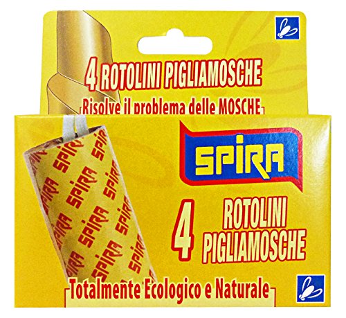 OEM SYSTEMS 473092 Spira - Rotolini pigliamosche, 4 Pezzi