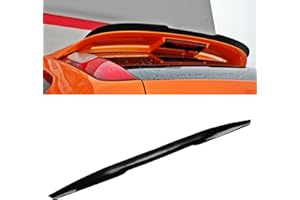 EQULUP Auto-Kofferraum-Spoilerlippe, Universal-Heckdach-Kofferraum-Spoilerlippe-Heckflügel-Gummi, Glänzend, Anti-UV-Auto-Außenzubehör