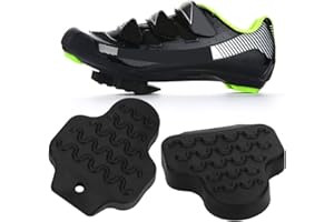 AILAO Phisscii Pédales de Vélo Cales Protecteur, Couvre-Cales de vélo de calas Cubierta Protectora Piezas de Bicicleta compatibles Con Look