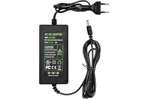 TOBWOLF Netzteil 12V 3A Ladegerät Transformator 36W für LCD, TFT Monitor Power Supply Radiowecker, Externe Festplatte