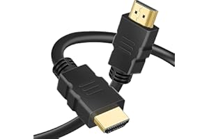 iSOUL 4K HDMI Cable, High-Speed Ultra HD HDMI 2.0 Cable, Supports 3D Formats with Audio Return Compatible with Fire TV HDMI 2.0/1.4, Blu-ray/PS4/PS5/Xbox Series X/Switch HD 1080p PC Black 1 Meter
