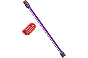 ZITFRI Tubo de extensión para aspiradora Dyson V12 Detect Slim / V10 Digital Slim de 74 cm, tubo telescópico de aluminio con liberación rápida – Accesorio de repuesto para tubo de aspiración, color morado