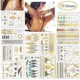 body tattoos for guys ✔ Riesige Sammlung - Mit mehr als 200 wunderschönen Henna-Designs verfügen Sie über vielseitige und elegante temporäre Tattoos, die zu jeder Gelegenheit getragen werden können. Stilvolle 12 Blätter Flash Metallic Tattoos, sind in böhmischen Designs erhältlich, einschließlich Blumen, Elefant, Pfauen, Federn, Pfeilen, Mandalas, Halsketten, Armbändern, Schleifen etc. und Designs, die genau den Abbildungen entsprechen.