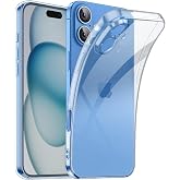 Ehr. iPhone 16 Plus Uyumlu Kamera Korumalı Darbe &Ouml;nleyici Ultra Slim TPU Şeffaf Silikon Kılıf (Şeffaf, iPhone 16 Plus)