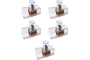 ELECTRON 5 Morsetti unipolari, sezione 35mm² 35mmq, morsetto per cablaggio forbox, campanelle, in policarbonato e ottone, per scatole di derivazione, portata 450V 125A