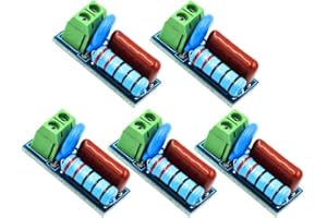 Heemol Módulo de sobretensión de resistencia de protección de contacto de retransmisión de circuito de absorción de 5PCS RC/amortiguador