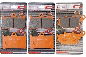 LE LEFOSSI moto Plaquettes de Frein Avant et Arrière Pour Compatible avec Yamaha MT-07 MT-09 MT-10 MT10 MT09 MT850 Tracer XSR900 (16-18) FZ1 Fazer Naked 2006-2016 FZ-07 FZ-10 FA252F FA174R