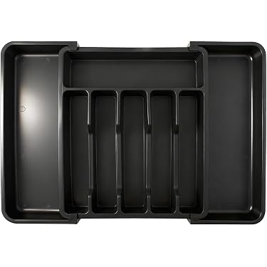Organizer Per Posate Da Cassetto - Supporto Compatto Con 4 Scomparti, Antiscivolo, Per Cucina, Dormitorio, Casa