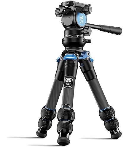 Leofoto - Ranger - Trépied En Carbone Avec Tête à Boule - Jambes Réglables Sur 3 Angles - Idéal