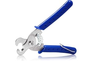 SPEEDWOX - Pinza per rimozione delle etichette dell'orecchio, in acciaio inox, per animali bovini, pecore, capra, maiale, mucca, animali