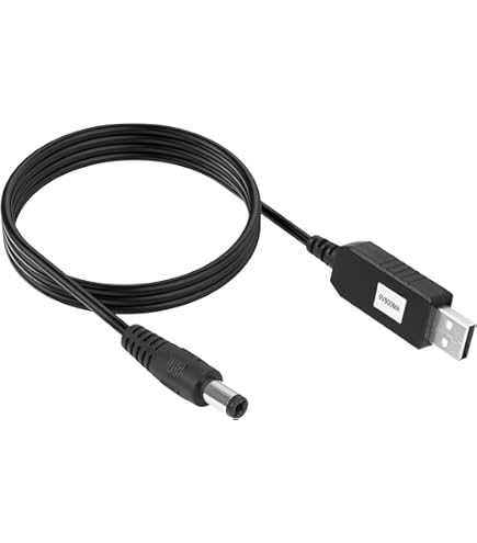 Cavo Di Alimentazione USB 5V MyVolts Per Massaggiatore Oculare Renpho RF-EM001 (Compatibile Con Laptop, Power Bank)