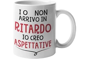 CHEMAGLIETTE! Tazza Stampata Divertente Idea Regalo Mug Simpatica Con Stampa Aspettative