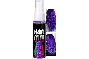 EONFAVE Vernice spray per capelli, colore viola, colore temporaneo, colore per capelli, lavabile, colore per capelli viola S-pray, Instant Hair Dye, Colorazioni per capelli
