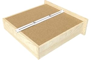 FRMSAET Kit de réparation de tiroir - Utilisé pour renforcer et réparer les tiroirs en bois/MDF/aggloméré Quincaillerie de renfort d'armoire Accessoires de meubles Supports. (Paquet de 2)