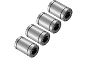 Kozelo 4pcs LM10UU Linear Ball Bearings, [10mm x 19mm x 29mm] Steel Linear Motion Bearing for CNC Machines Packaging Equipment 3D Printers Use