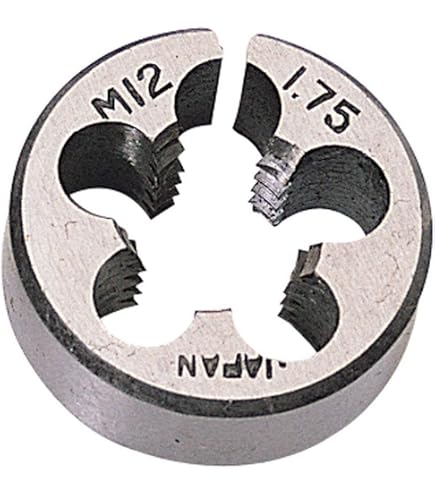 Filière à Main M12 X 1.5 - Acier 9Si-Cr - Pour Filetage Métrique - Marque Pirabadi