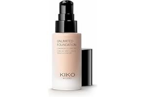 KIKO Milano Unlimited Foundation 1 Rose | Base De Maquillaje Fluida De Larga Duración