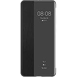 HUAWEI P40 Pro Smart View Flip Custodia Cellulare, Accessorio Originale, Nero