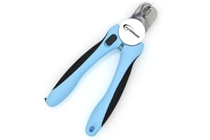 EYEPOWER Szczypce do pazurów dla psów, kotów, 10 x 16 cm, profesjonalne szczypce do pazurów, w zestawie pilnik do paznokci