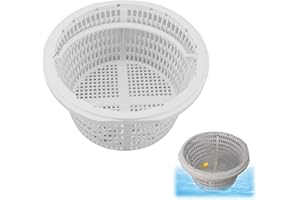 REGAPOG Panier Skimmer Piscine, Filtre Skimmer Piscine Panier 19cm - Accessoire De Remplacement pour Nettoyage Efficace De La Surface De l'eau, Durable Et Facile à Installer Panier De Skimmer Piscine