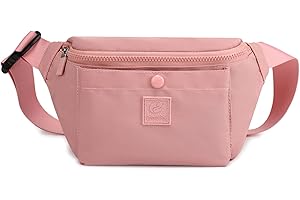 ADELGO Marsupio Uomo e Donna, Marsupio Impermeabile Alla Moda, Marsupio Unisex Fanny Pack Bag, Borsa a Tracolla Cintura Regolabile per Sportivo Running Ciclismo Campeggio Viaggio Corsa