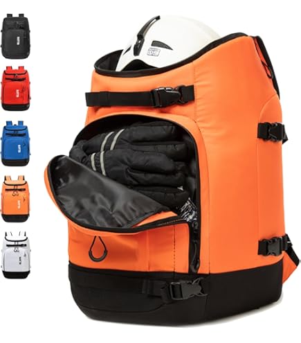 LEKI Ski Boot Bag WCR 85 Ski Boot Bag Red 85 L - 60 x 40 x 35 cm