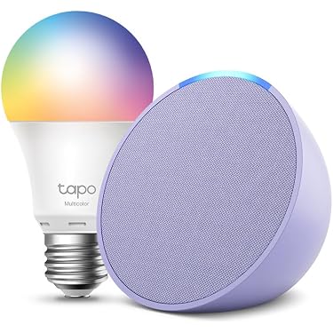 Echo Pop Bianco + Lampadina Smart Sengled E27 – Kit Base Per Casa Intelligente Con Alexa - copertina
