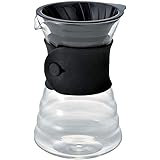 Hario VDD-02B VD 700 ml V60 droppkaraff Pourover Coffee Brewer Server för 2–3 koppar, transparent