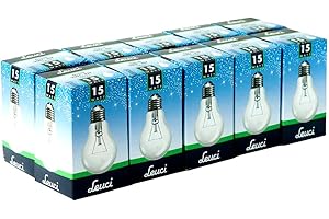 Leuci 10 x Glühbirne Birnenform A60 15W E27 klar Glühlampe Glühbirnen Glühlampen warmweiß dimmbar (15 Watt)