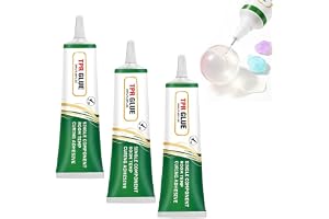 Squishies lim, klart silikonlim för Squishies snabbtorkande reparation, snabbtorkande, flexibelt hantverk självhäftande vattentät, silikon självhäftande TPR reparation lim för gummi, modell, TPU, TPR