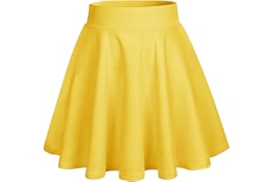 Bridesmay Jupe plissée Polyvalente et Extensible pour Femme