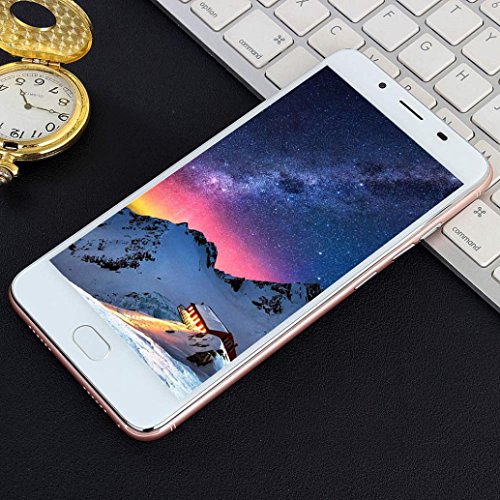 Smartphone cellulare 5.5 '' Ultra sottile androide 5.1Quad-Core 3G + 32G 4G / GSMÂ  Wi-Fi Bluetooth doppio Dual Smartphone cellphone Rawdah (Oro rosa)