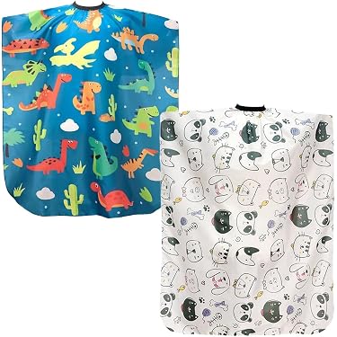 Yinhing Haarschneideumhang Aus Polyester - Wasserdichte Friseurschürze Zum Färben & Schneiden, Unisex